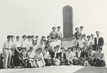 新島襄脱奔記念碑（1958年7月）
